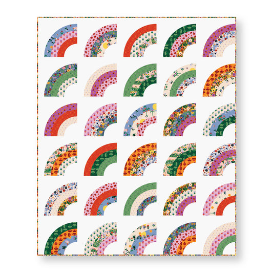 A Tulip Story by Leah Duncan : Rainbow Splash Quilt Reference