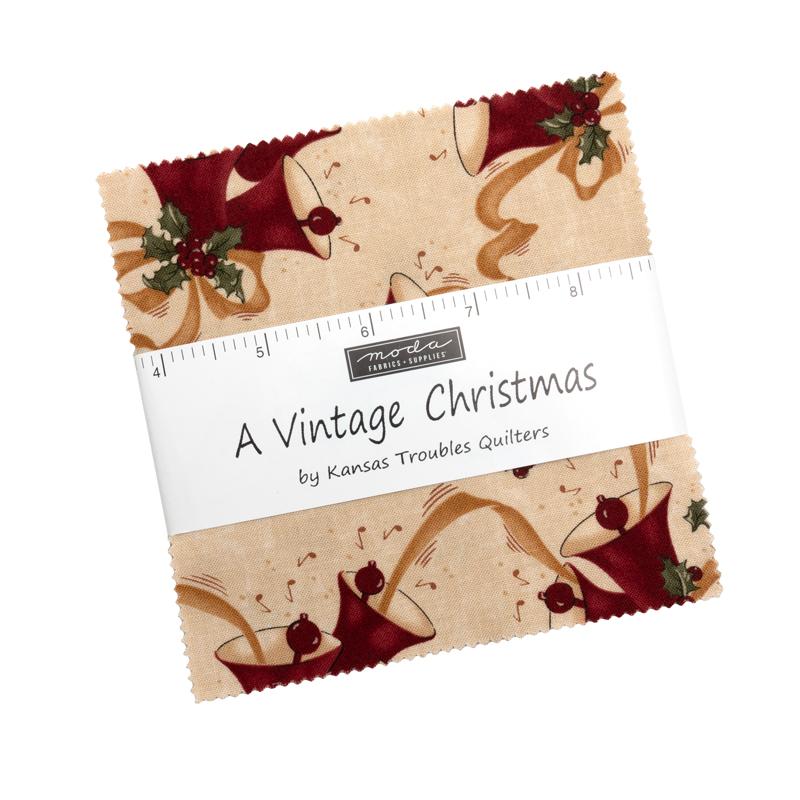 A Vintage Christmas by Kansas Troubles Quilters : Charm Pack