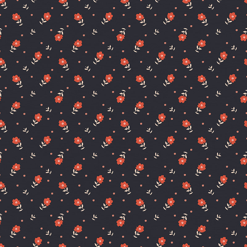 A Walk in the Woods by Lisa Dolson : DITSY FLORAL BLUE 12023524