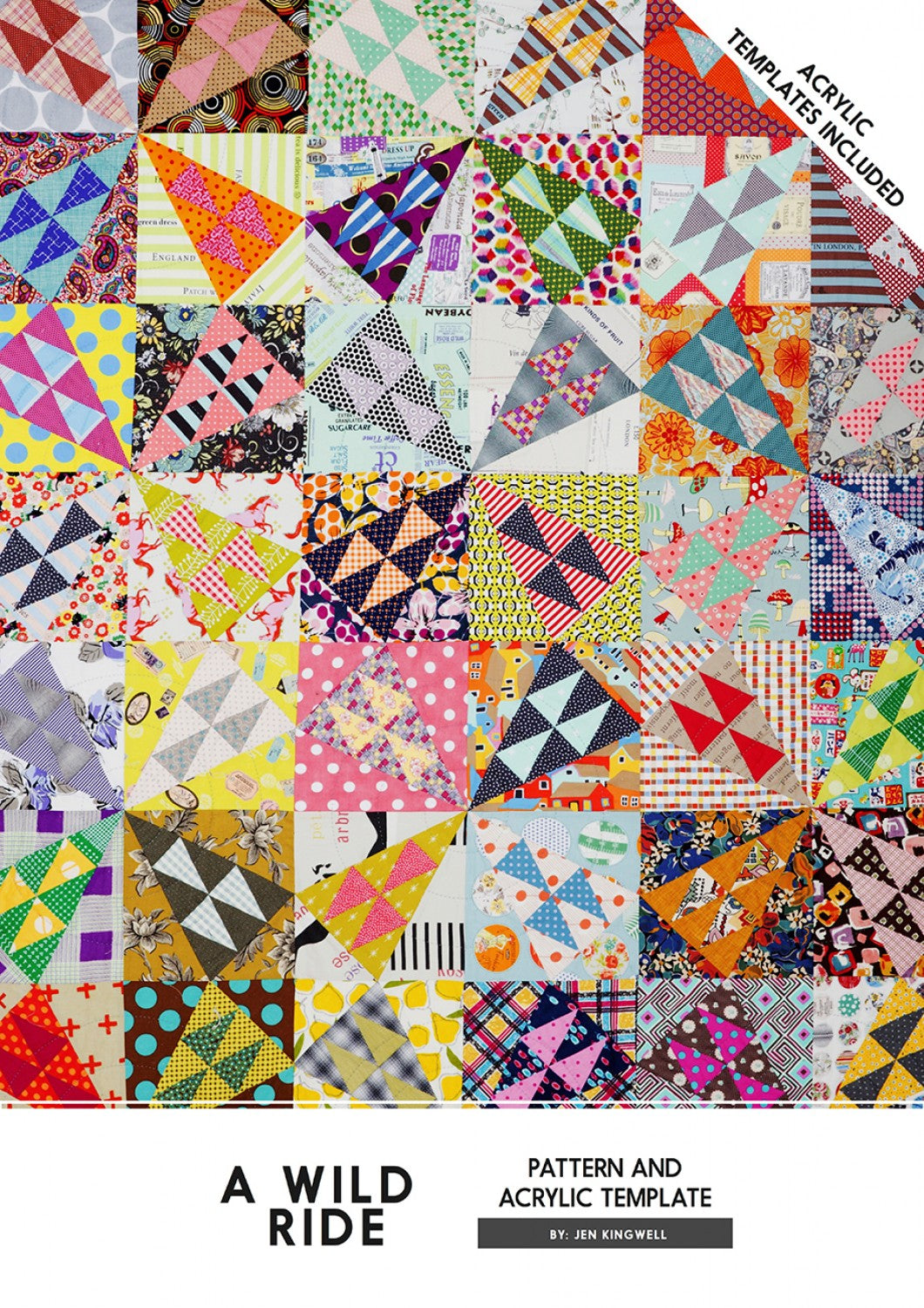 A Wild Ride Pattern And Template by Jen Kingwell Designs - Special Order