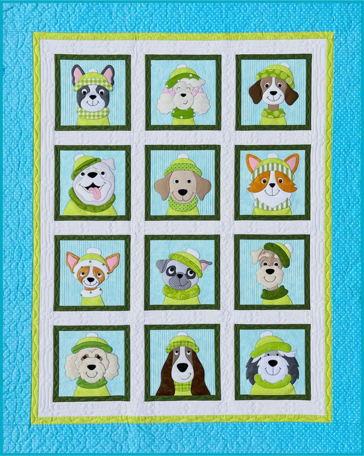 Dogs Appliqué Pattern by Amy Bradley - Estimated Arrival January 2026
