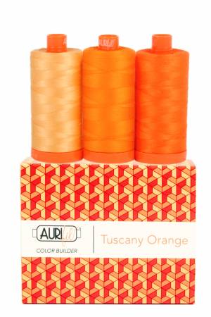 Italian Color Builders Tuscany Orange  50wt Cotton - Special Order