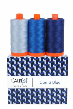 Italian Color Builders Como Blue  50wt Cotton - Special Order