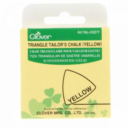 Craie de tailleur Clover : jaune 