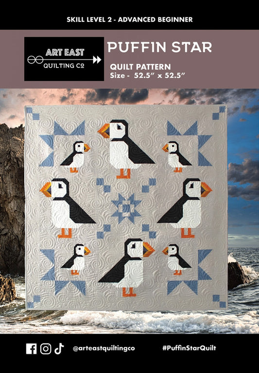 Puffin Star Quilt Pattern # AEPS0323 - Special Order (Expected February 2025)