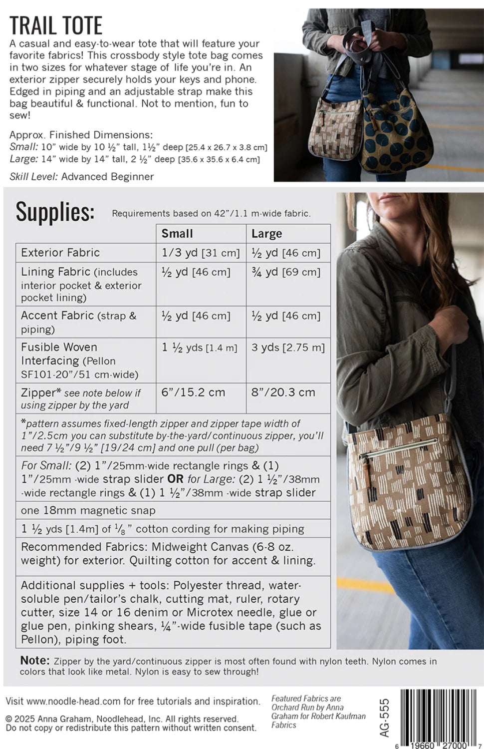 Trail Tote by Noodlehead