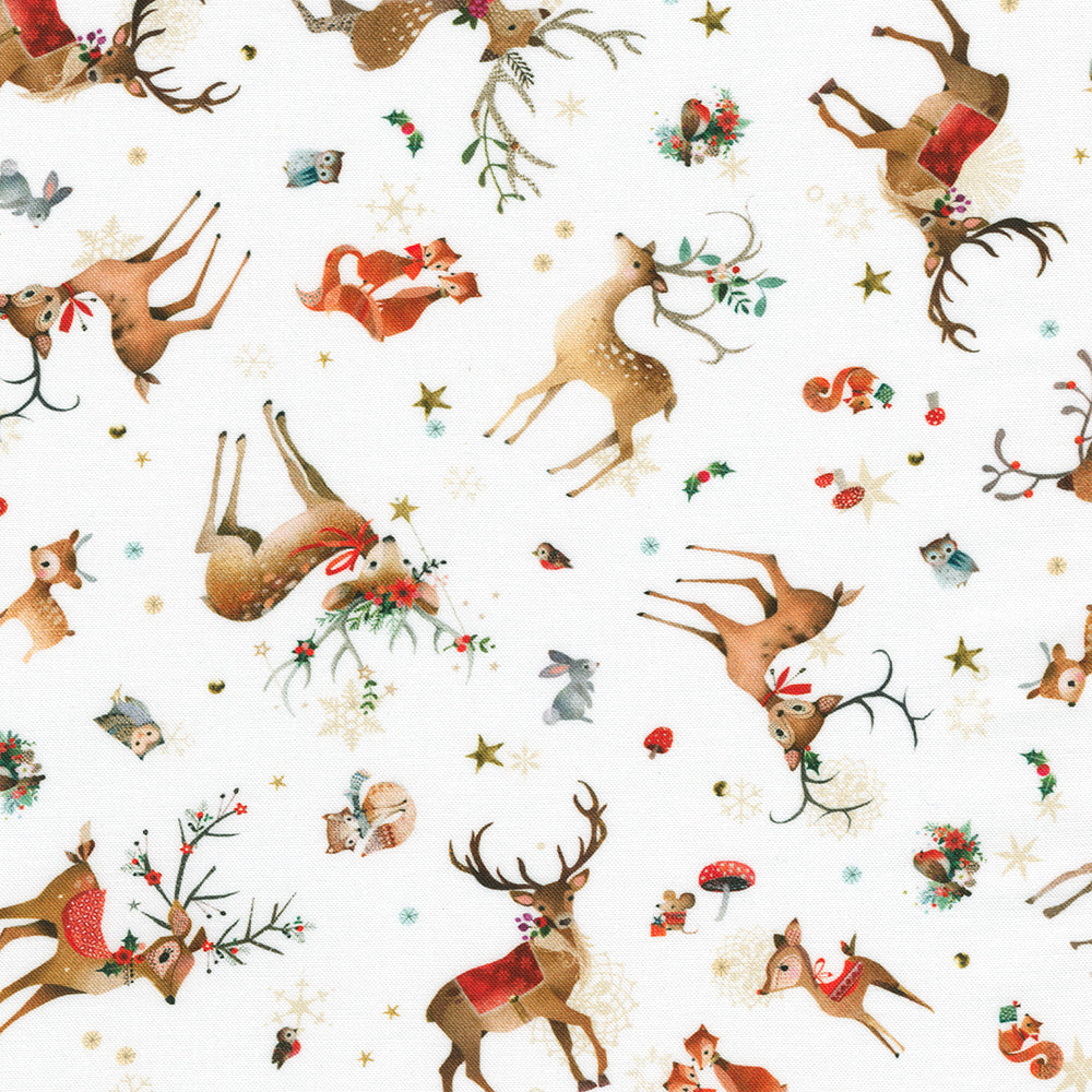 Festive Fauna by Lynn Horrabin - Fat Quarter Bundle -  Special Order (Expected June 2025)