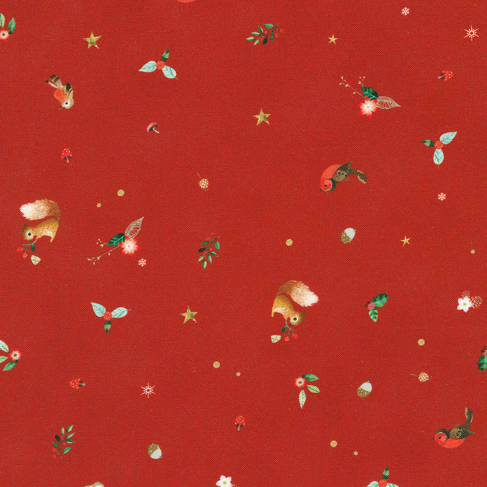 Festive Fauna by Lynn Horrabin - Fat Quarter Bundle -  Special Order (Expected June 2025)