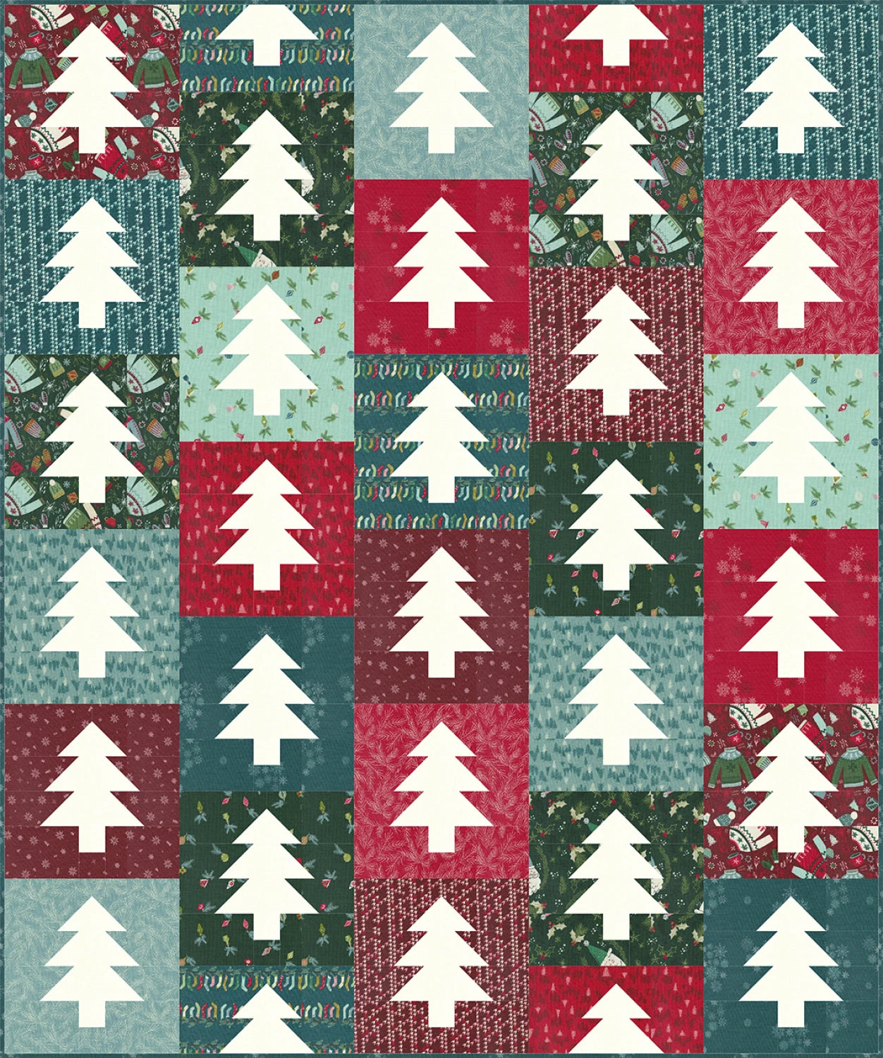 Polar Pines Quilt Pattern by A Bright Corner