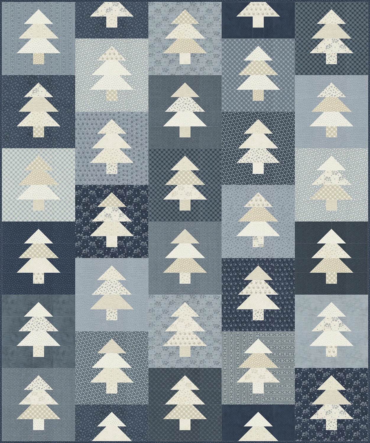 Polar Pines Quilt Pattern by A Bright Corner