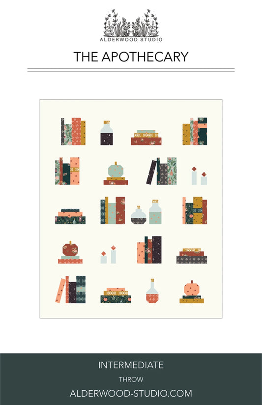 Apothecary Quilt Pattern by Alderwood Studio (Estimated arrival date- May 2026)