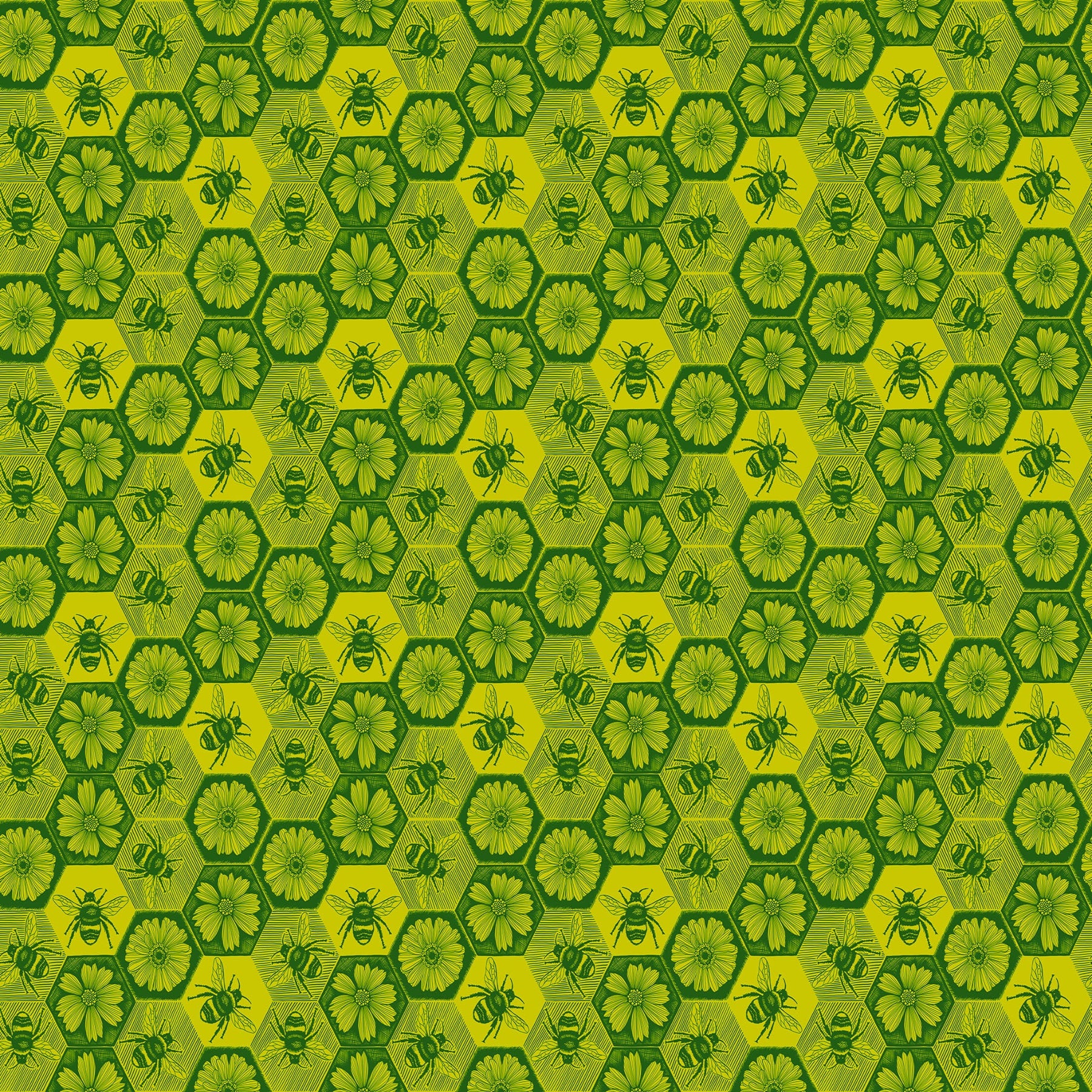 Indelible Ink by Anna Maria Textiles : Busy Citrus AMT1005-71C