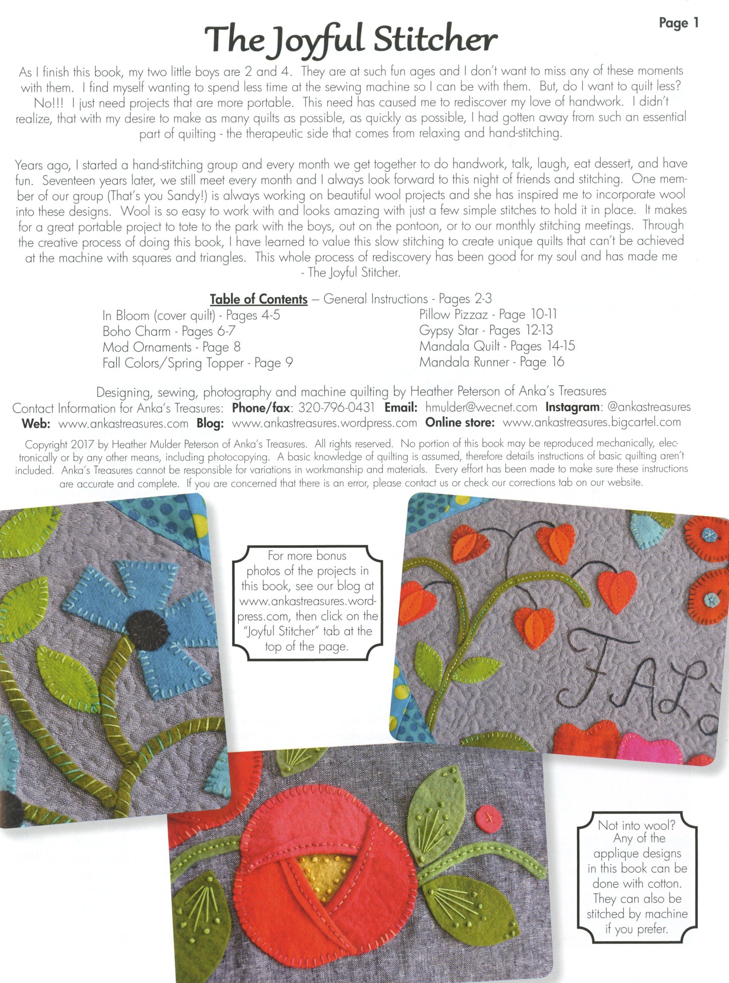 Joyful Stitcher # ANK326 - Special Order