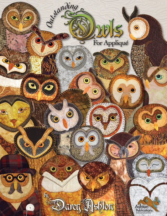 Outstanding Owls for Applique # APBK12 - Special Order