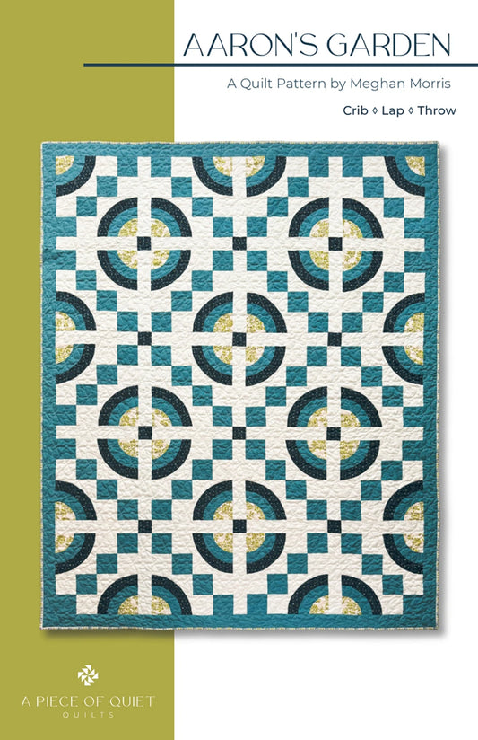 Aaron's Garden Quilt Pattern by A Piece of Quiet Quilts