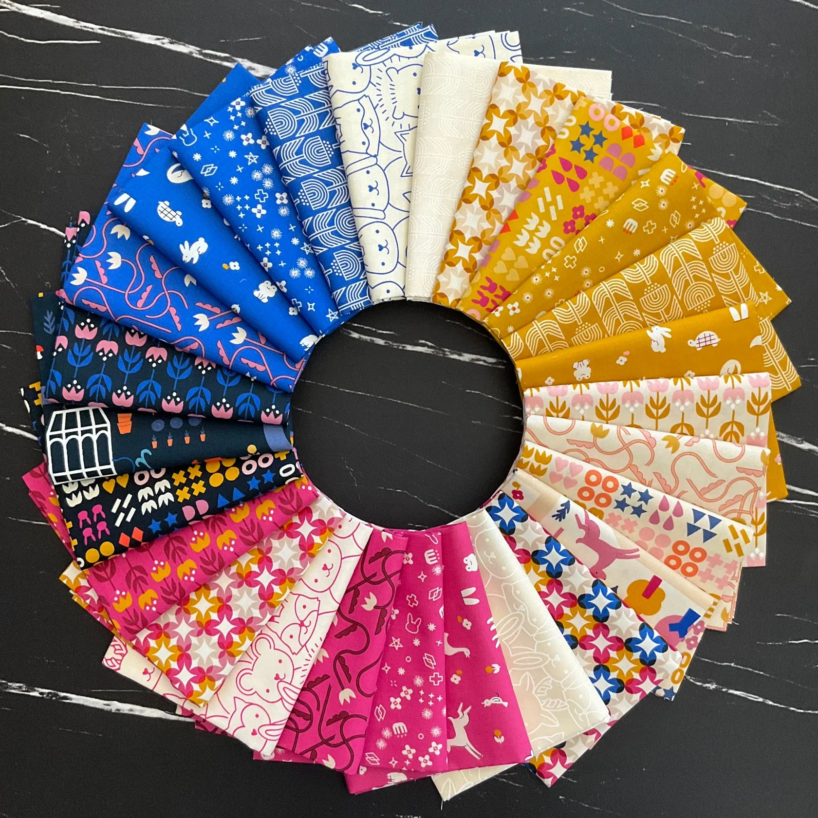 About Face Quilt Kit featuring Woodland Park by Rashida Coleman Hale