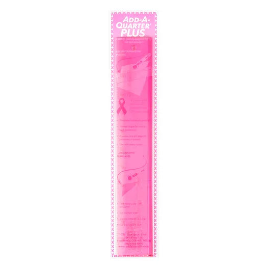Add A-Quarter Ruler 12in Plus Pink # CM12PLUSPK - Special Order