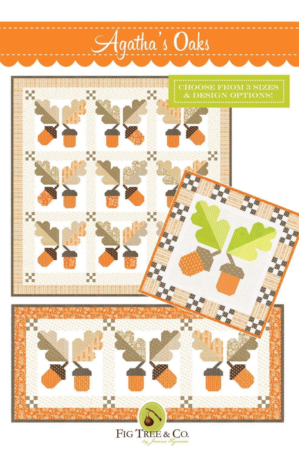 Agatha's Oaks Quilt Pattern by Fig Tree & Co.