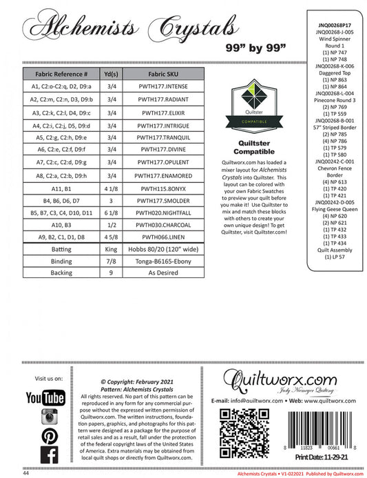 Alchemists Crystals # JNQ00268P17 - Special Order