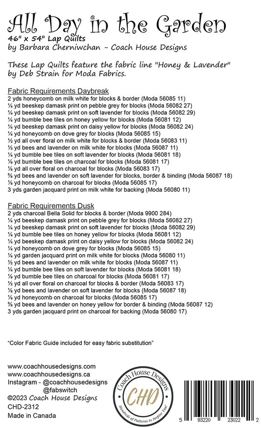 All Day in the Garden # CHD-2312 - Special Order