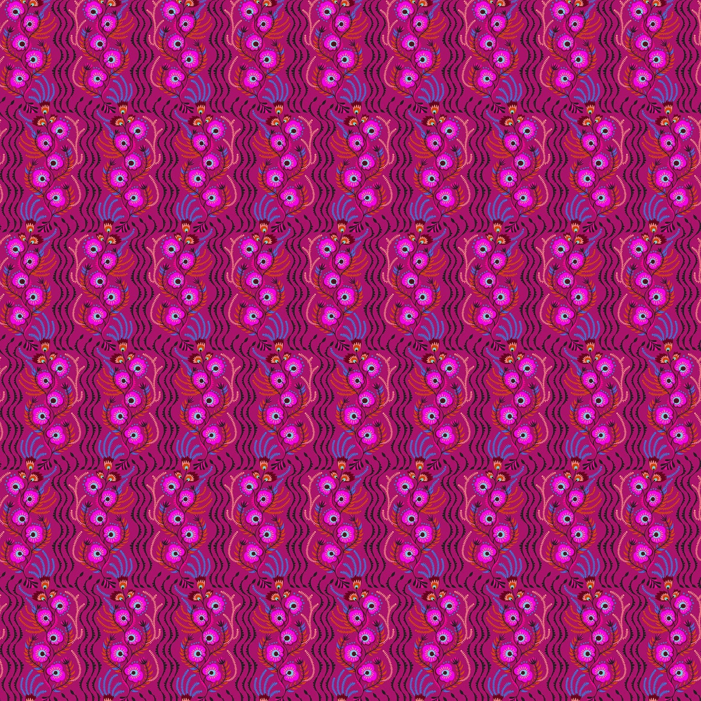 Allegory by Anna Maria Horner : Tambourine Magenta AMT147-28L (Estimated Arrival December 2025)