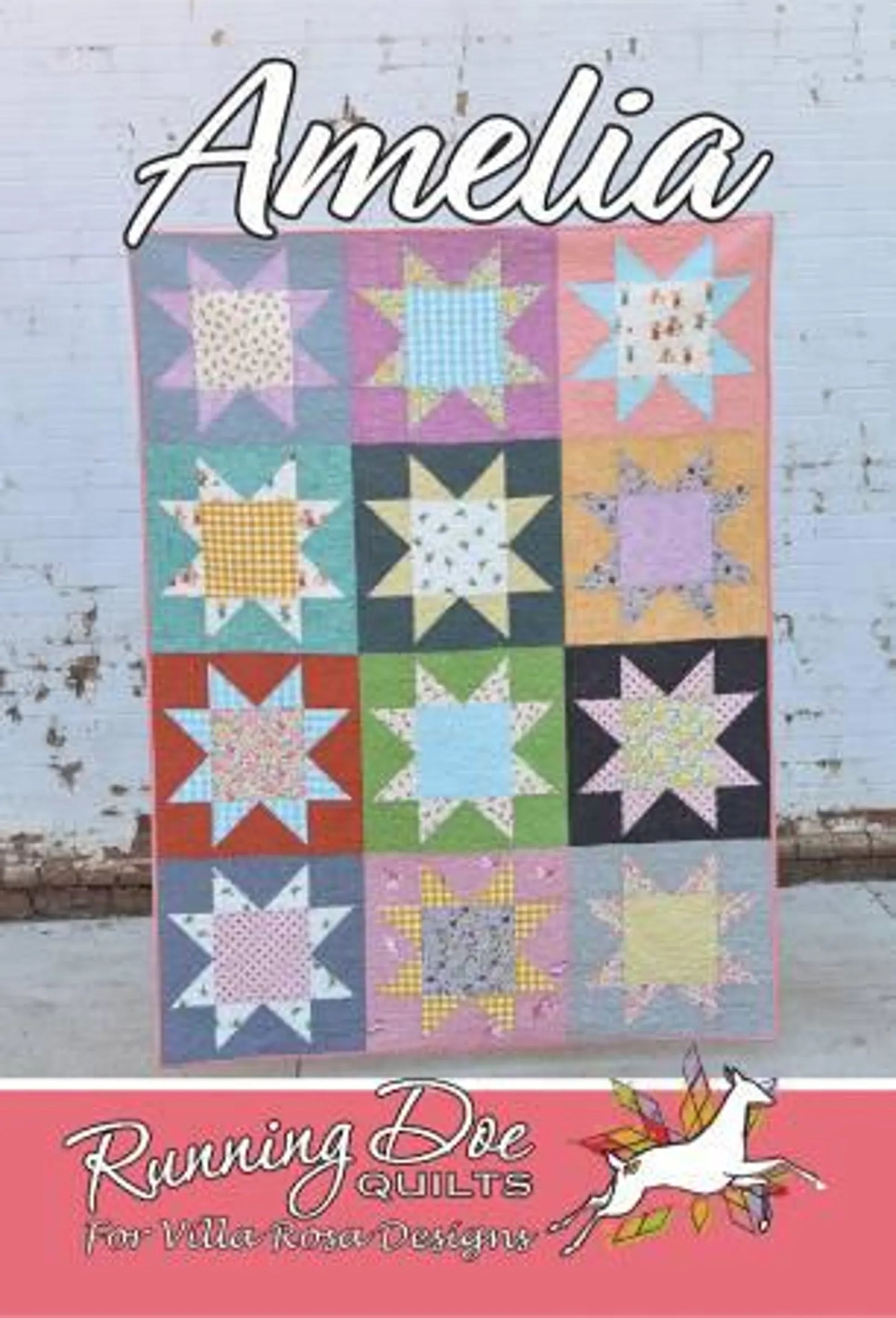 Amelia Quilt Pattern by Villa Rosa Designs