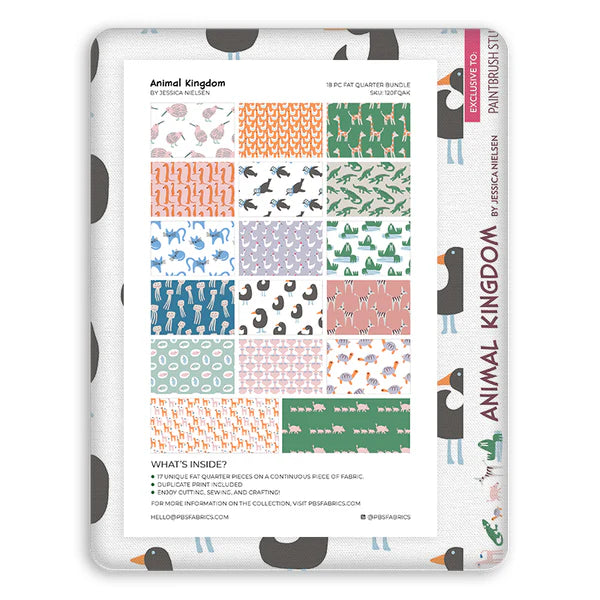 Animal Kingdom by Jessica Nielsen : Flat Fat Stack 18 PC 120FQAK