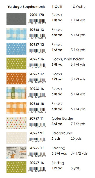 Animal Park Fun by Stacy Iest Hsu : Elephant Friends Quilt Kit (Estimated Arrival January 2026)