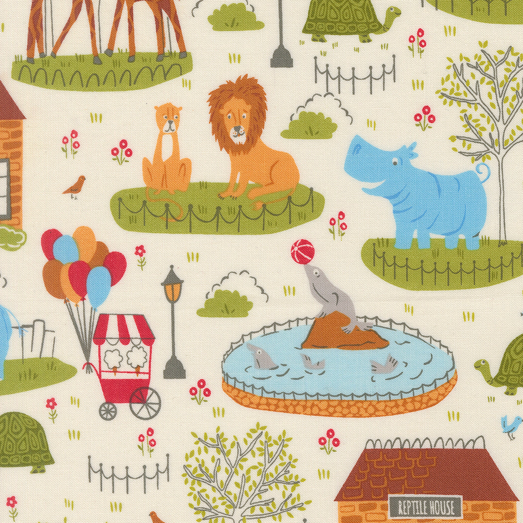Animal Park Fun by Stacy Iest Hsu : Fabric Bundles Including Panel
