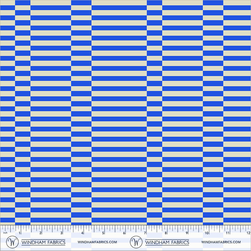 Annabel's Blenders by Annabel Wrigley - Broken Stripe 55379-8 Cobalt