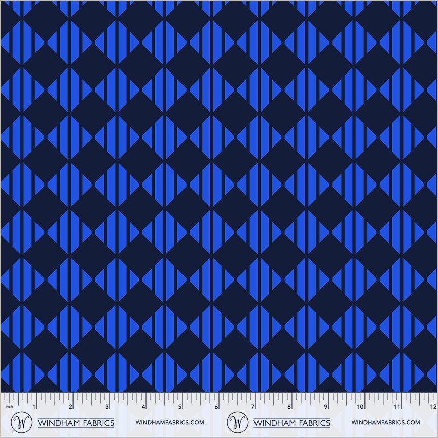 Annabel's Blenders by Annabel Wrigley - Checker 55382-20 Deep Blue