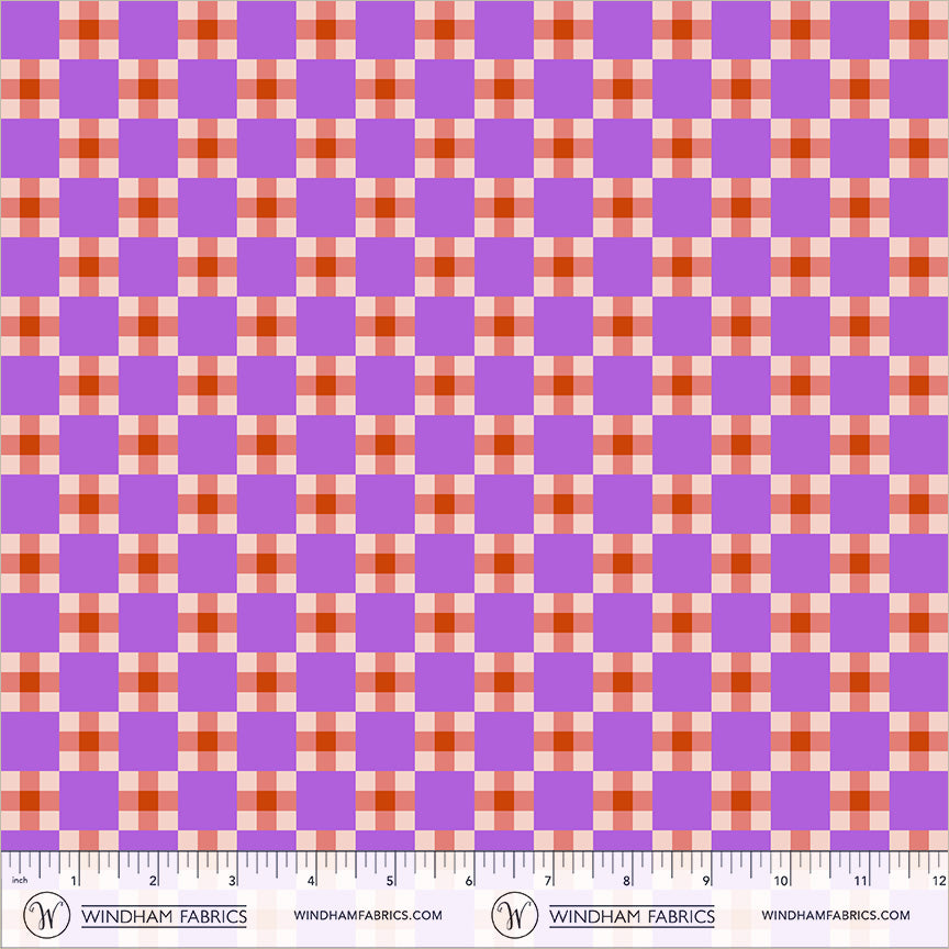 Annabel's Blenders by Annabel Wrigley - Picnic 55383-11 Coral/Lilac