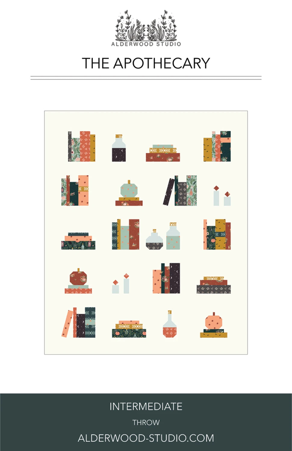 Apothecary Quilt Pattern by Alderwood Studio (Estimated arrival date- May 2026)
