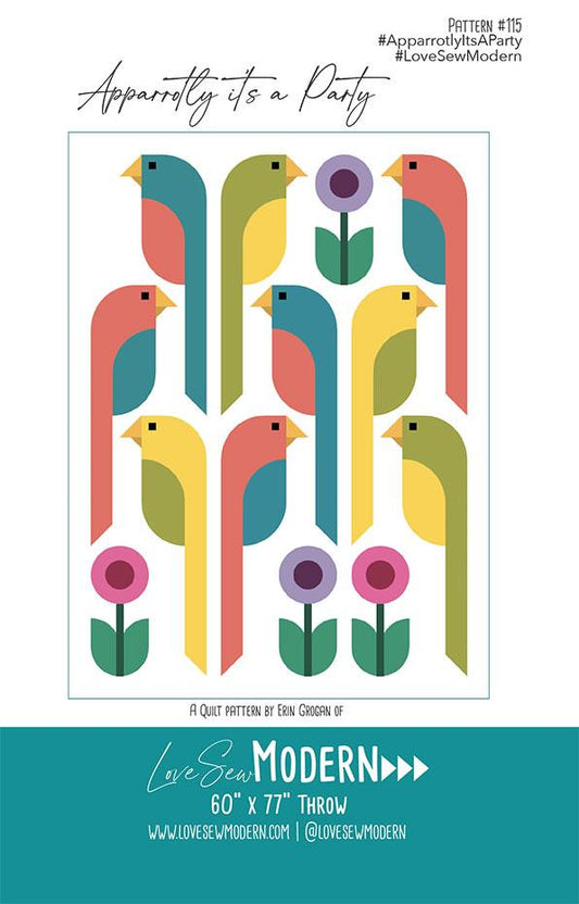 Apparrotly It's A Party Quilt Pattern by Love Sew Modern