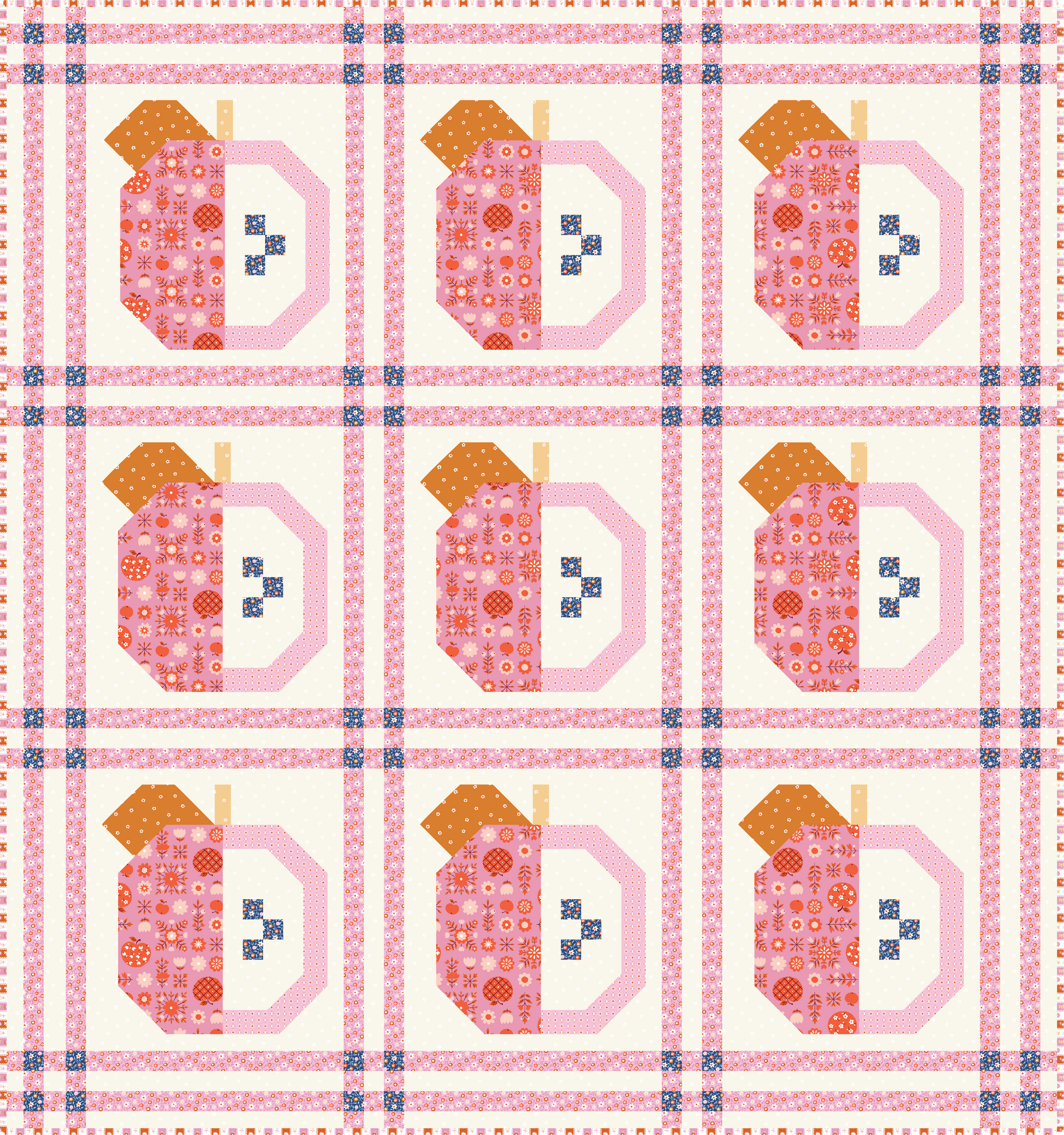 Apple Orchard Quilt Kit featuring Lil by Kimberly Kight