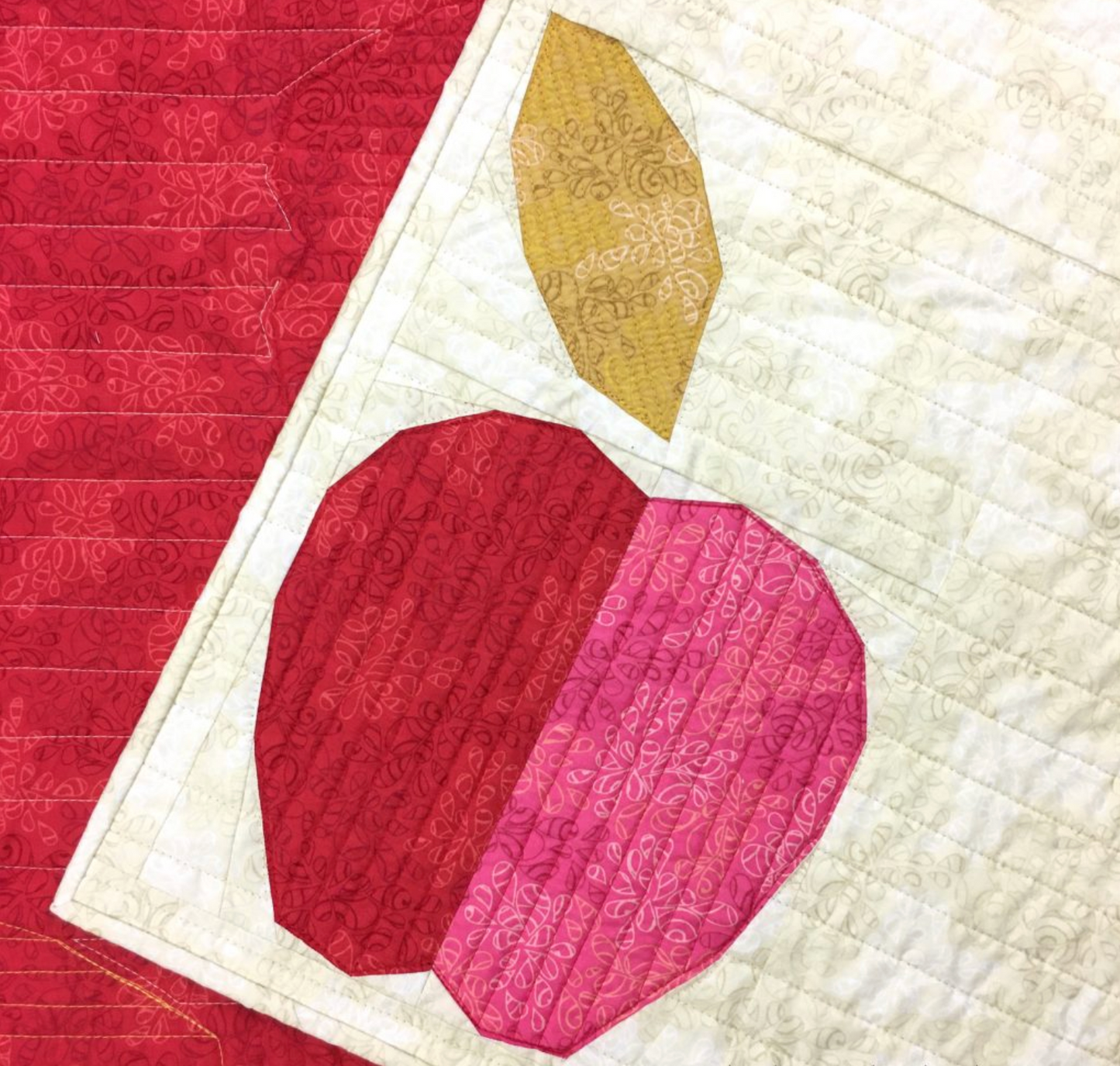 Apple Turnover Quilt Pattern by Whole Circle Studio