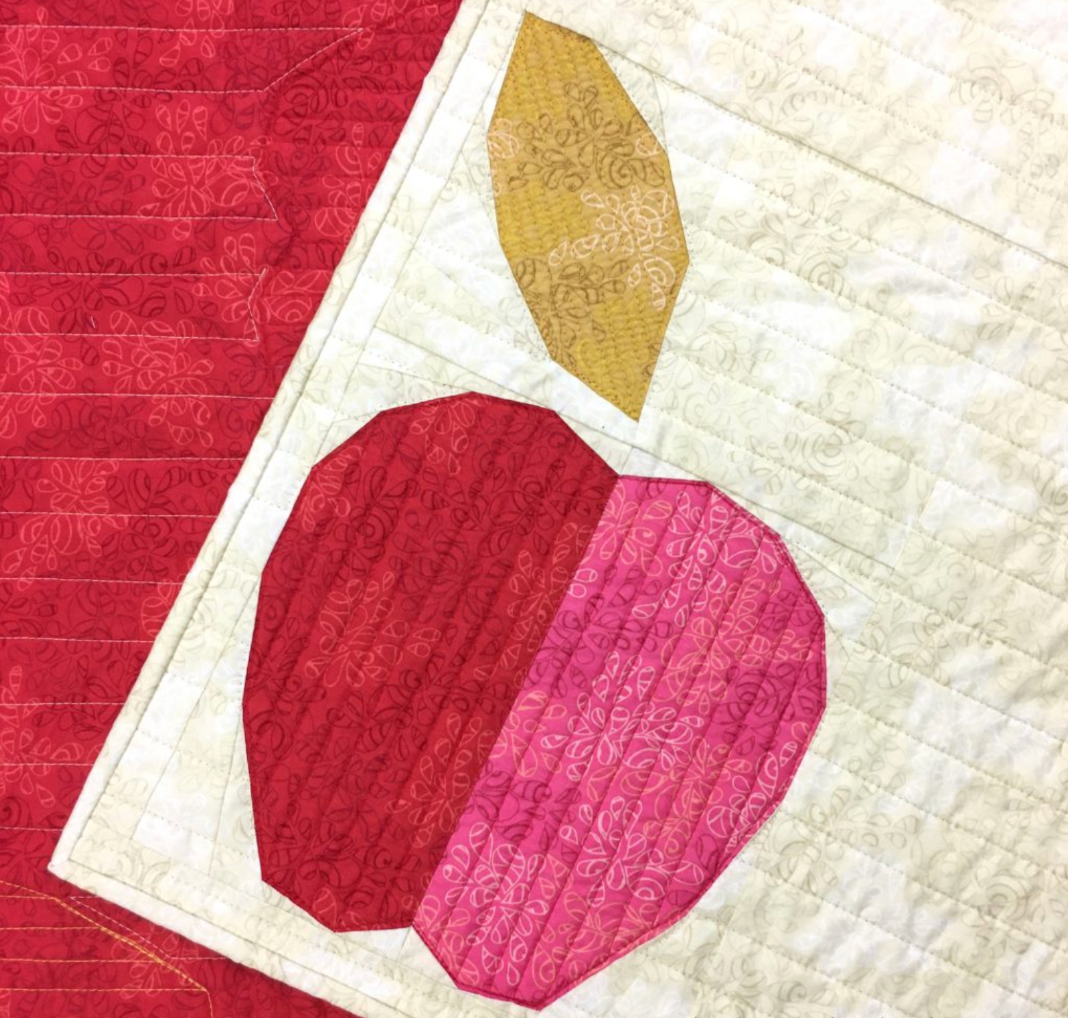 Apple Turnover Quilt Pattern by Whole Circle Studio