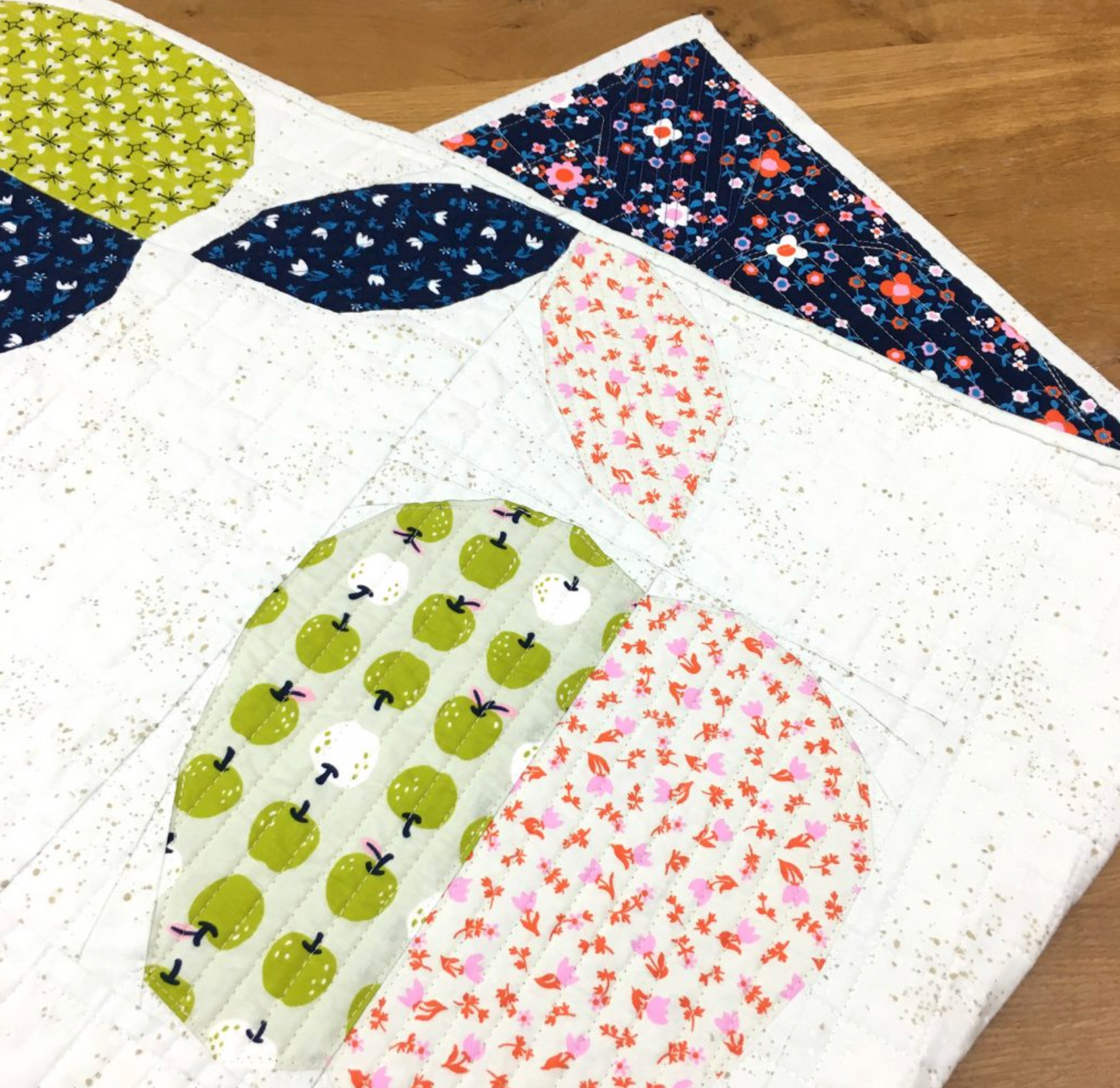 Apple Turnover Quilt Pattern by Whole Circle Studio