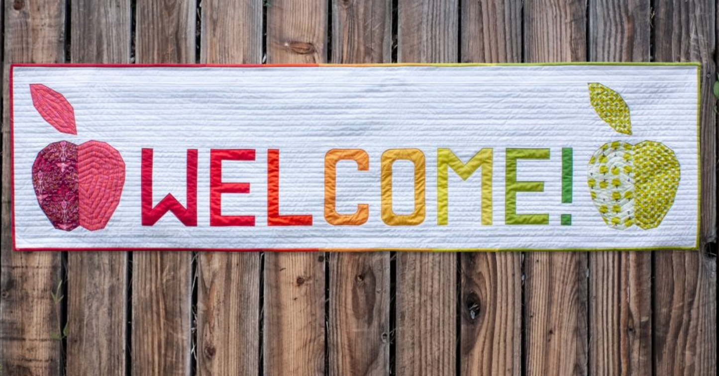 Apple Turnover Quilt Pattern by Whole Circle Studio