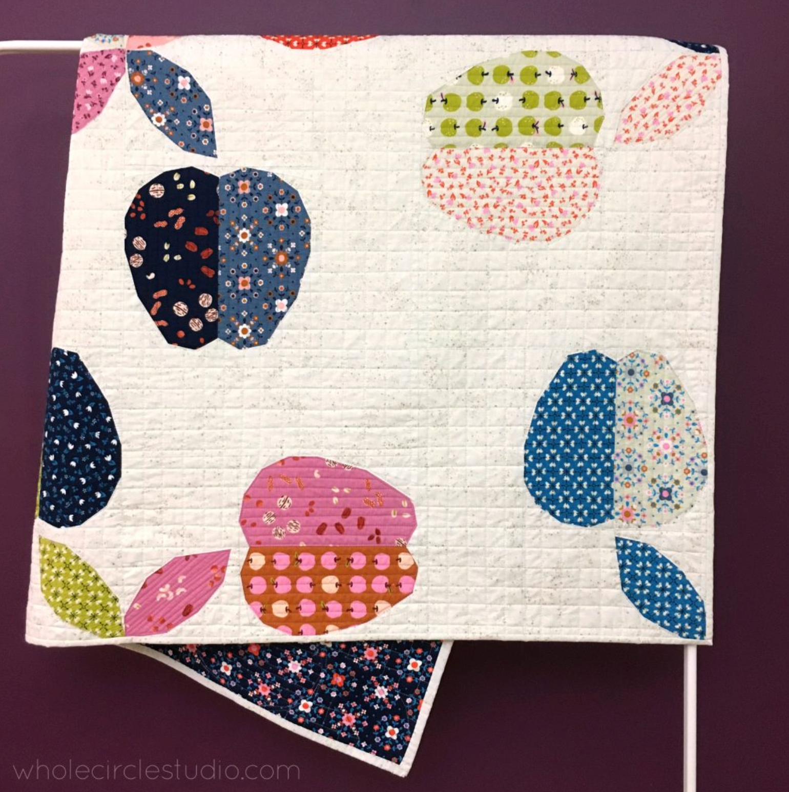Apple Turnover Quilt Pattern by Whole Circle Studio