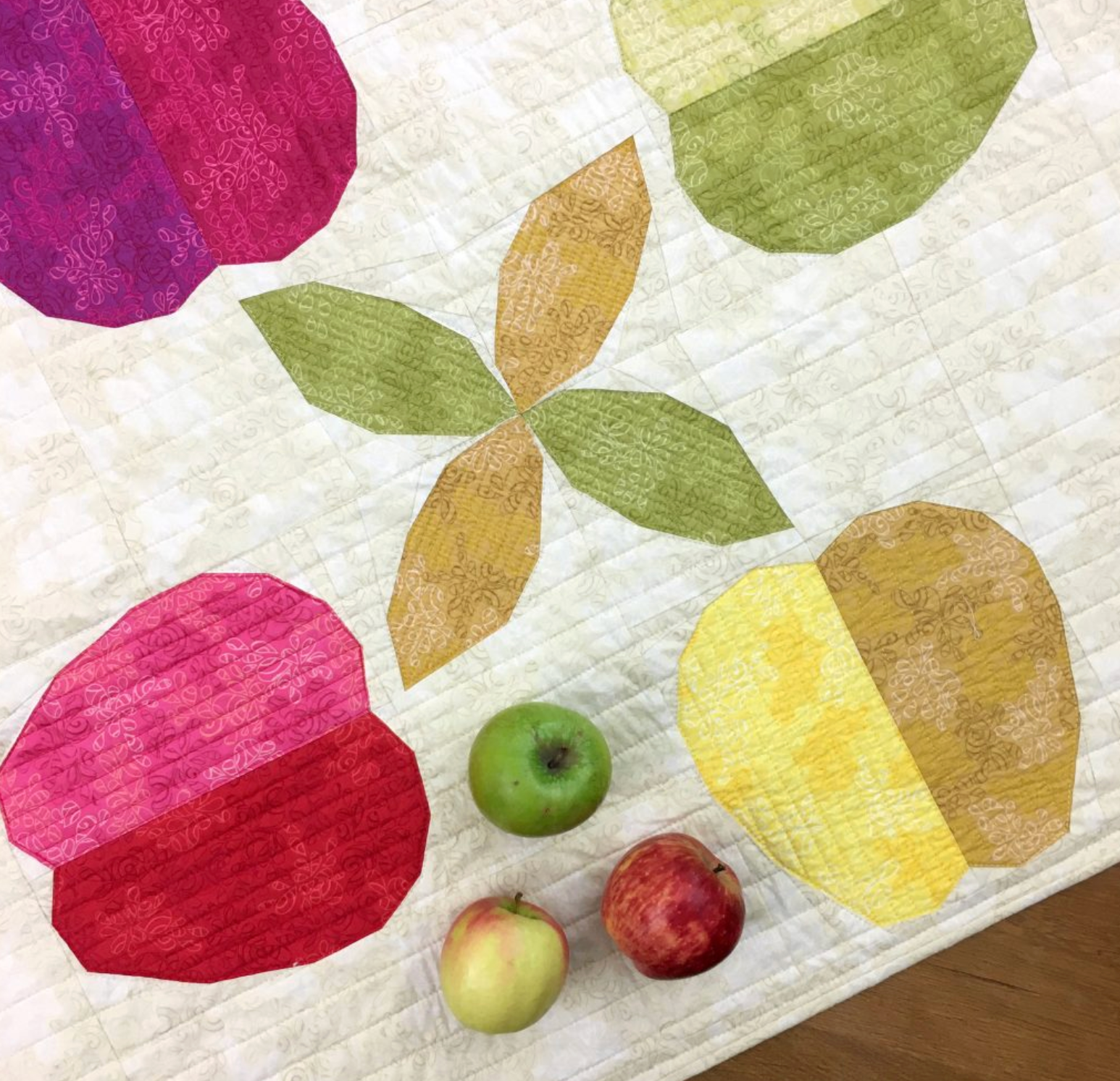 Apple Turnover Quilt Pattern by Whole Circle Studio