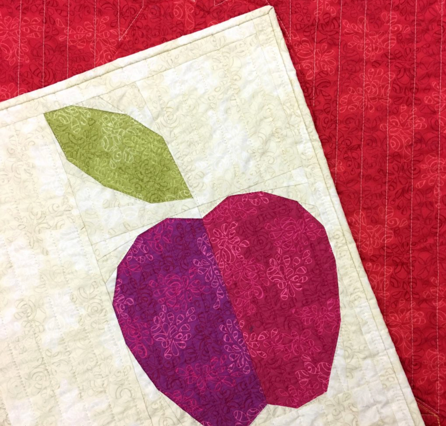 Apple Turnover Quilt Pattern by Whole Circle Studio