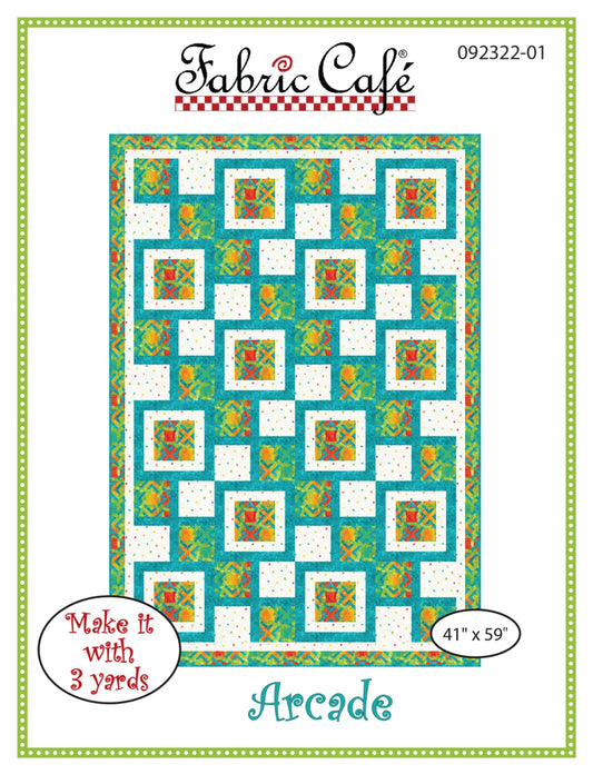 Arcade Quilt Pattern by Fabric Cafe