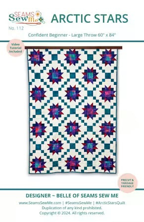 Arctic Stars Quilt Pattern by Seams Sew Me