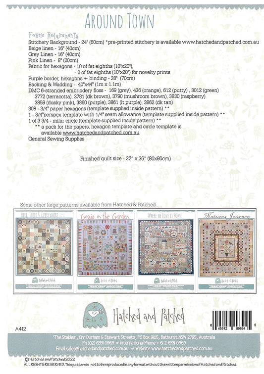 Around Town EPP Quilt Pattern by Hatched & Patched