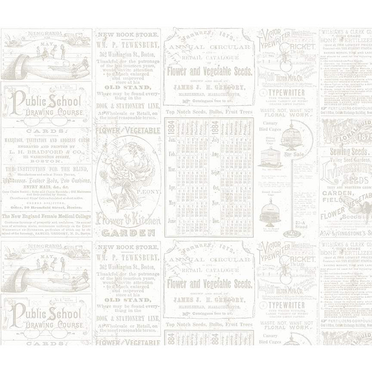 Art Journal by J. Wecker Frisch - Catalogue Patch Light Grey