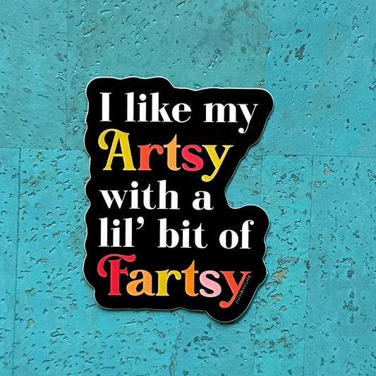 Artsy Fartsy Sticker by Sassafras Lane