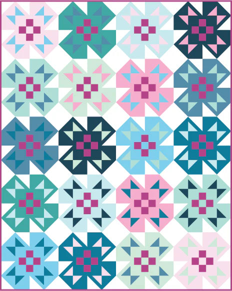 Spring Garden Quilt Pattern by Running Stitches Patterns