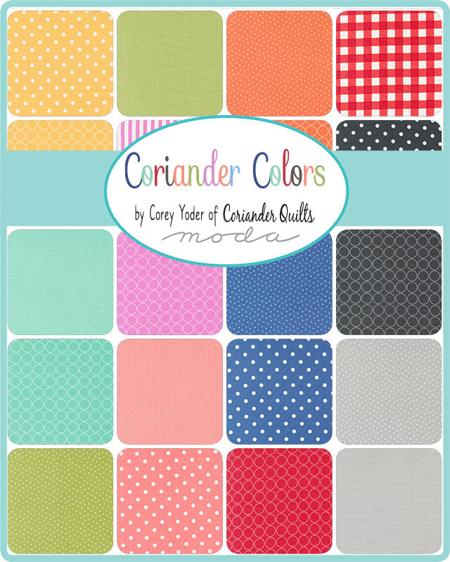 Coriandre Colors par Corey Yoder : Mini Charm Pack
