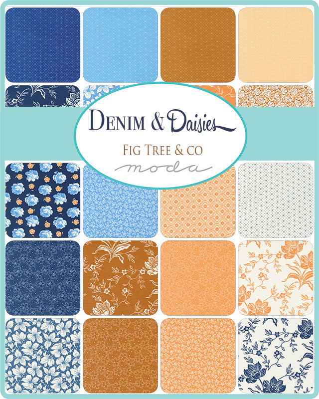 Denim &amp; Daisies par Fig Tree &amp; Co. : étain perforé délavé 35383 16